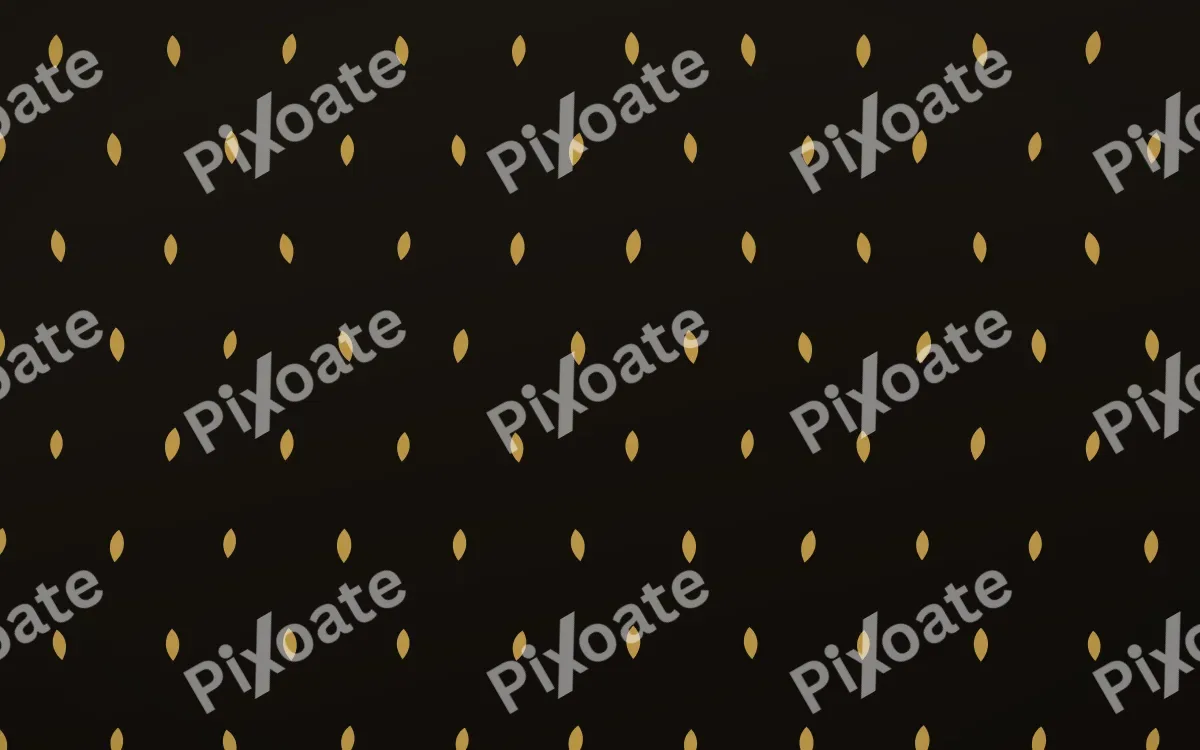 Golden Noir Petals Tiled — dark gold, yellow and black floral background
