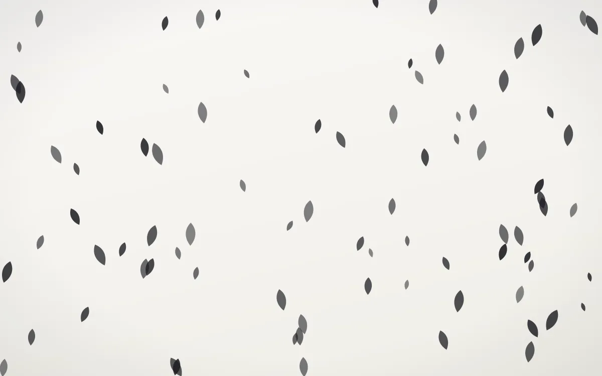 Inkline Petals — light grey and white floral background