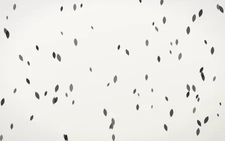 Inkline Petals — light grey and white floral background