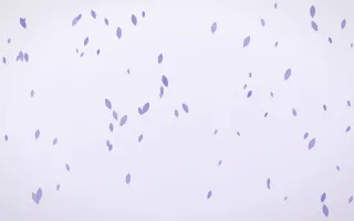 Lilac Frost Petals — light blue and white floral background