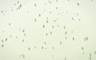 Matcha Latte Petals — light green and white floral background