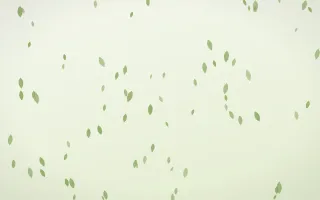 Matcha Latte Petals III — light green and white floral background, variation III