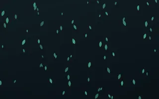 Midnight Garden Petals — dark green and black floral background