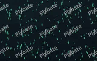 Midnight Garden Petals Dense — dark green and black floral background