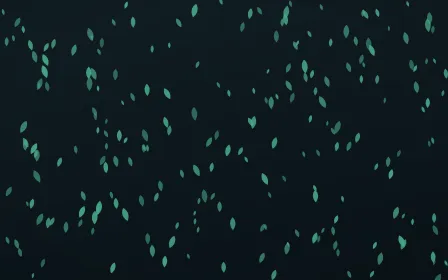Midnight Garden Petals Dense — dark green and black floral background