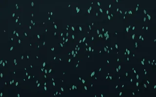 Midnight Garden Petals Dense II — dark green and black floral background, variation II