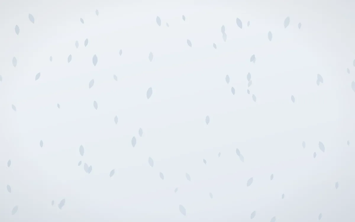 Mist Blue Petals — light blue and white floral background