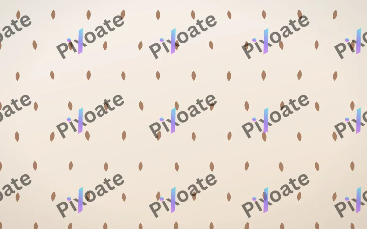 Mocha Milk Petals Tiled — light orange and white floral background