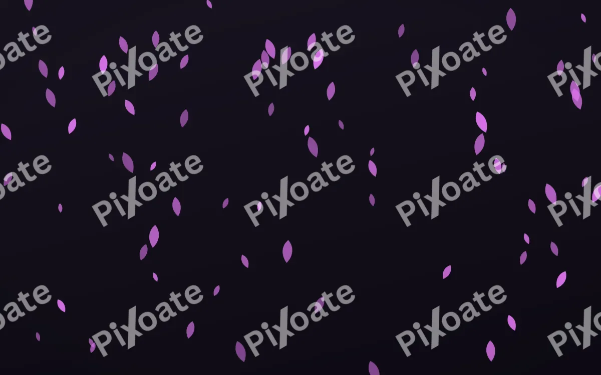 Neon Noir Petals — dark purple, teal and black floral background