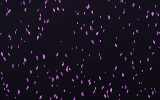 Neon Noir Petals Dense — dark purple, teal and black floral background