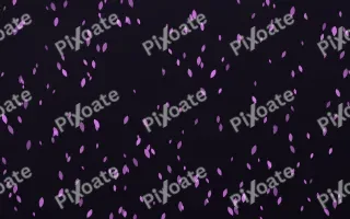 Neon Noir Petals Dense — dark purple, teal and black floral background