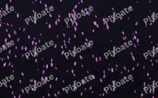 Neon Noir Petals Dense III — dark purple, teal and black floral background, variation III
