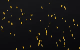 Noir Gold Petals — dark gold, brown and black floral background