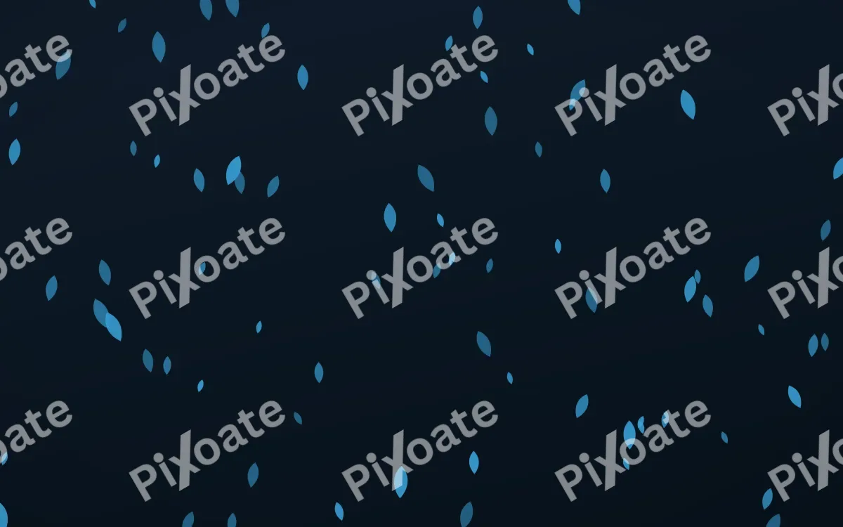 Ocean Ink Petals — dark blue floral background