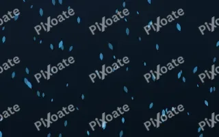 Ocean Ink Petals — dark blue floral background