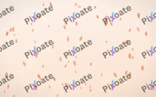 Peach Fuzz Petals II — light orange and white floral background, variation II