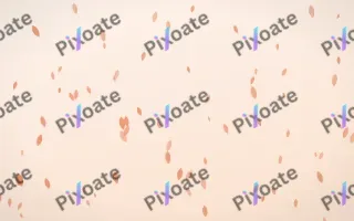 Peach Fuzz Petals III — light orange and white floral background, variation III