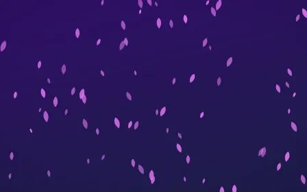 Plum Petals — dark purple floral background