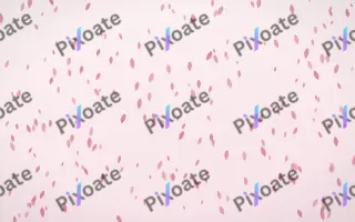 Rosewater Petals Dense III — light pink and white floral background, variation III