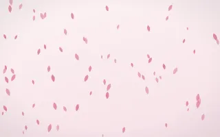 Rosewater Petals II — light pink and white floral background, variation II