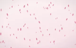 Rosewater Petals III — light pink and white floral background, variation III