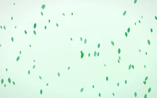 Sage Petals II — light green and white floral background, variation II