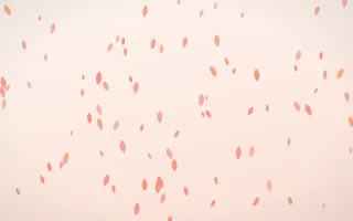 Sorbet Petals II — light red, orange and white floral background, variation II