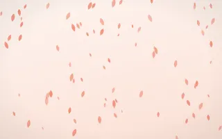 Sorbet Petals III — light red, orange and white floral background, variation III