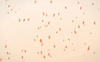 Sunset Pop Petals — light orange and beige floral background