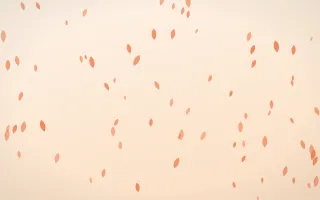 Sunset Pop Petals II — light orange and beige floral background, variation II