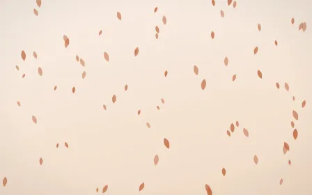 Terracotta Petals — light orange and beige floral background