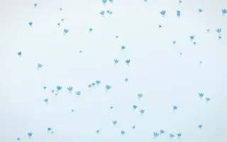 Arctic Frost Tulips — light blue and white floral background