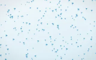 Arctic Frost Tulips Dense III — light blue and white floral background, variation III