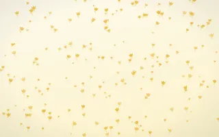 Buttercream Tulips Dense — light gold, yellow and white floral background
