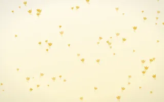Buttercream Tulips III — light gold, yellow and white floral background, variation III