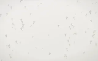 Fogline Tulips II — light grey, orange and white floral background, variation II