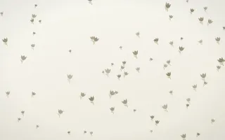 Fresh Linen Tulips III — light yellow and white floral background, variation III