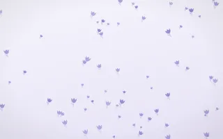 Lilac Frost Tulips — light blue and white floral background
