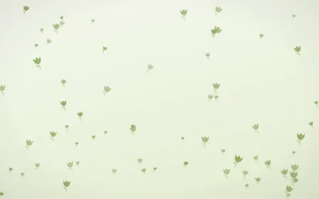 Matcha Latte Tulips — light green and white floral background