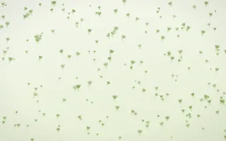 Matcha Latte Tulips Dense II — light green and white floral background, variation II