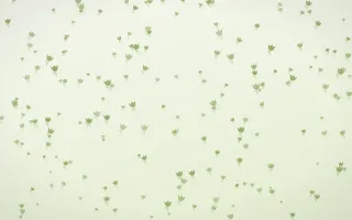 Matcha Latte Tulips Dense III — light green and white floral background, variation III