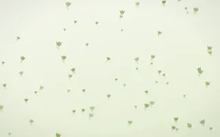 Matcha Latte Tulips III — light green and white floral background, variation III