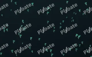 Midnight Garden Tulips — dark green and black floral background