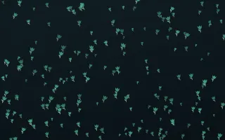 Midnight Garden Tulips Dense — dark green and black floral background