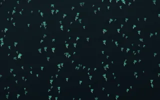Midnight Garden Tulips Dense II — dark green and black floral background, variation II