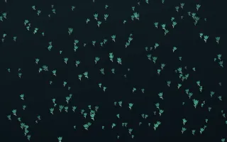 Midnight Garden Tulips Dense III — dark green and black floral background, variation III