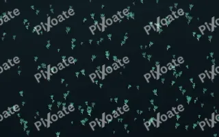 Midnight Garden Tulips Dense III — dark green and black floral background, variation III