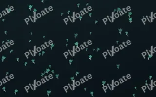 Midnight Garden Tulips II — dark green and black floral background, variation II