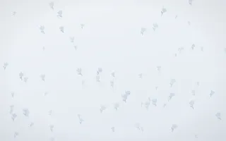 Mist Blue Tulips II — light blue and white floral background, variation II