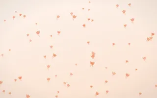 Peach Fuzz Tulips — light orange and white floral background